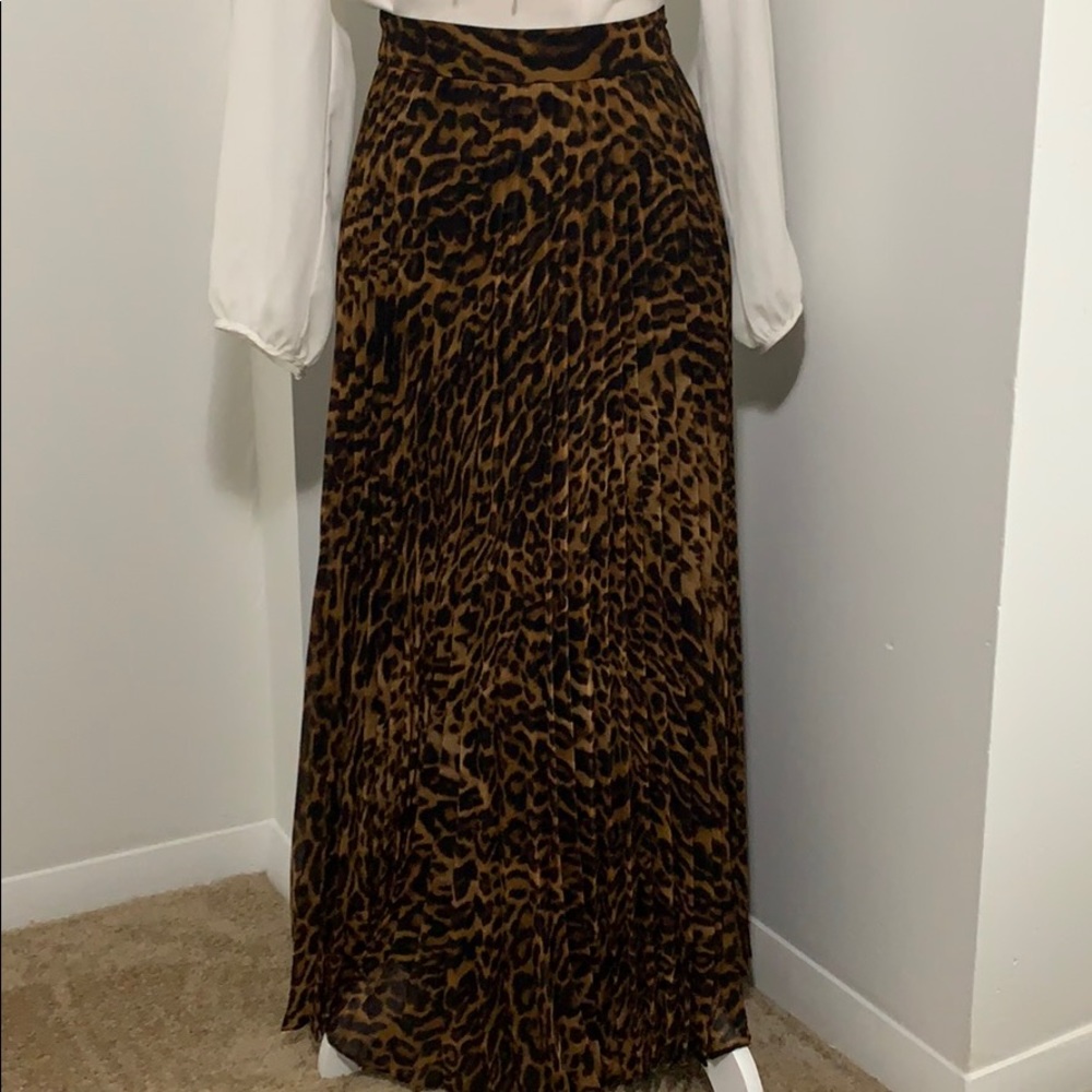 Ralph Lauren Maxi Skirt Leopard Print 6P